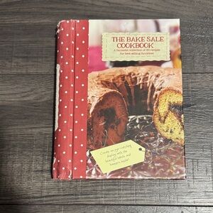 The Bake Sale Cookbook with Red Polka Dot Cover